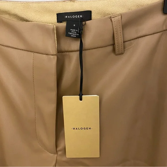 Halogen wide leg pleather cargo pant NWT - Picture 3 of 7